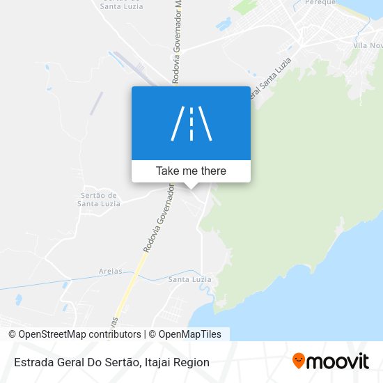 Estrada Geral Do Sertão map