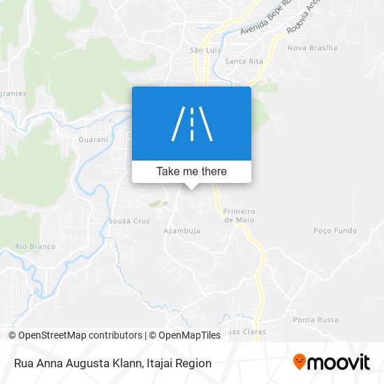 Rua Anna Augusta Klann map