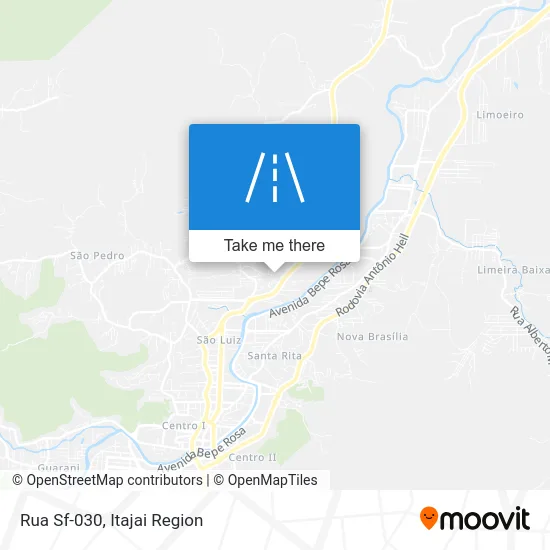 Rua Sf-030 map