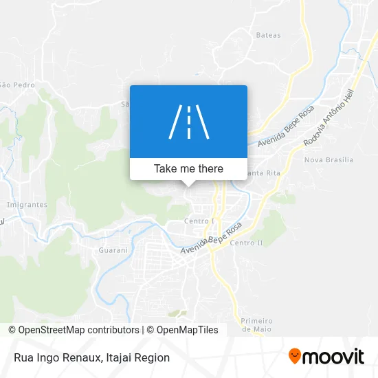 Rua Ingo Renaux map