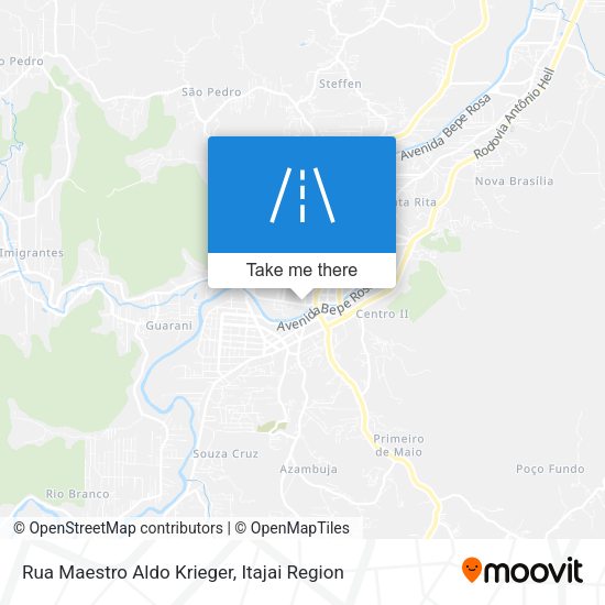 Rua Maestro Aldo Krieger map