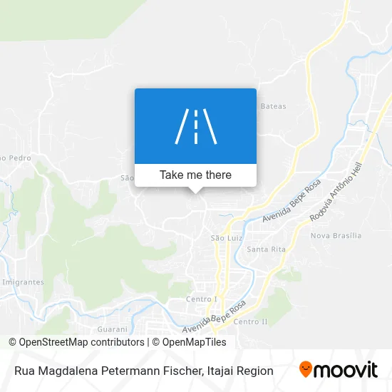 Rua Magdalena Petermann Fischer map