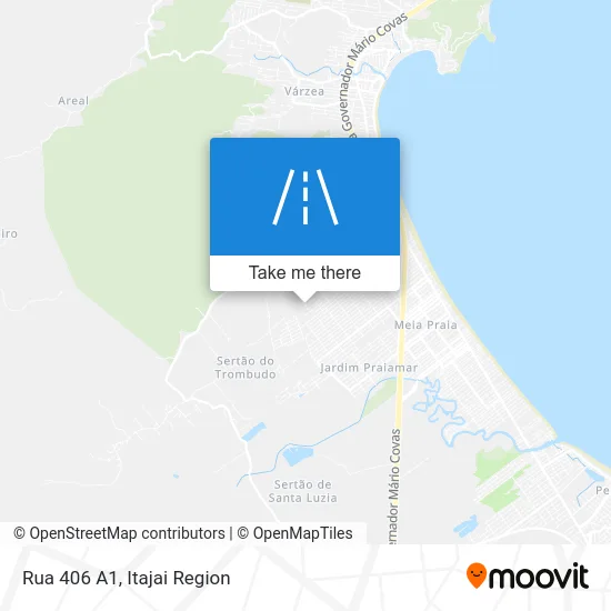 Rua 406 A1 map