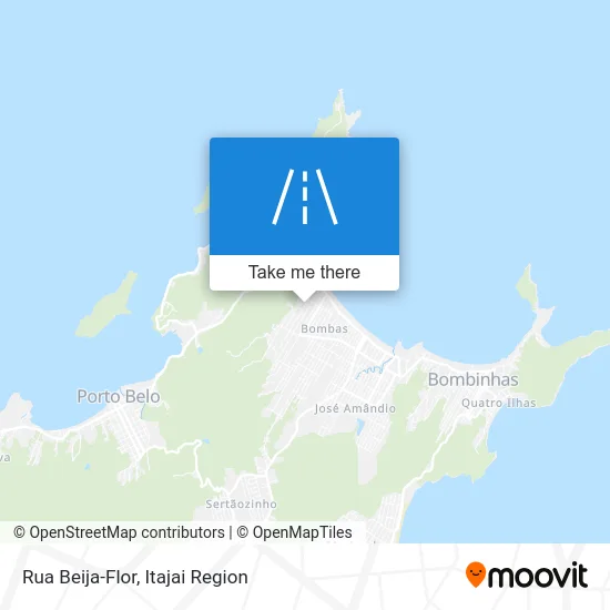 Rua Beija-Flor map