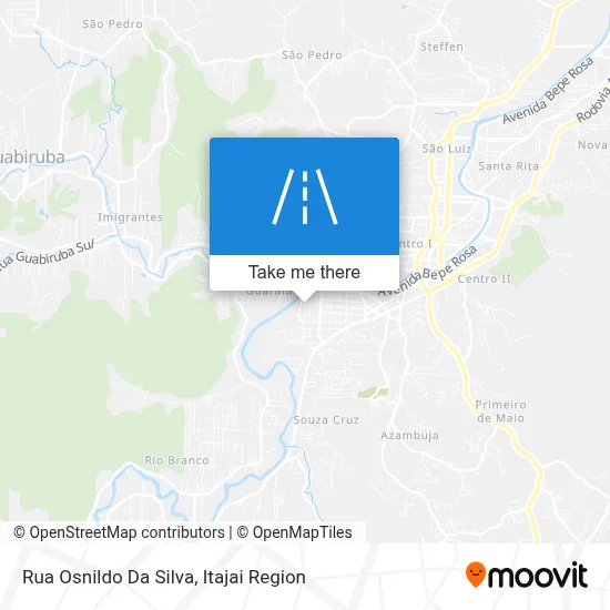 Rua Osnildo Da Silva map