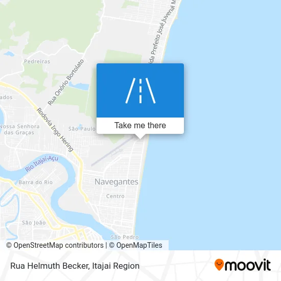 Rua Helmuth Becker map