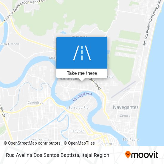 Rua Avelina Dos Santos Baptista map