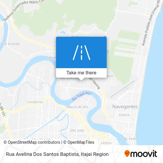 Rua Avelina Dos Santos Baptista map