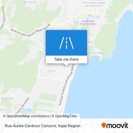 Rua Áurea Cardoso Consoni map
