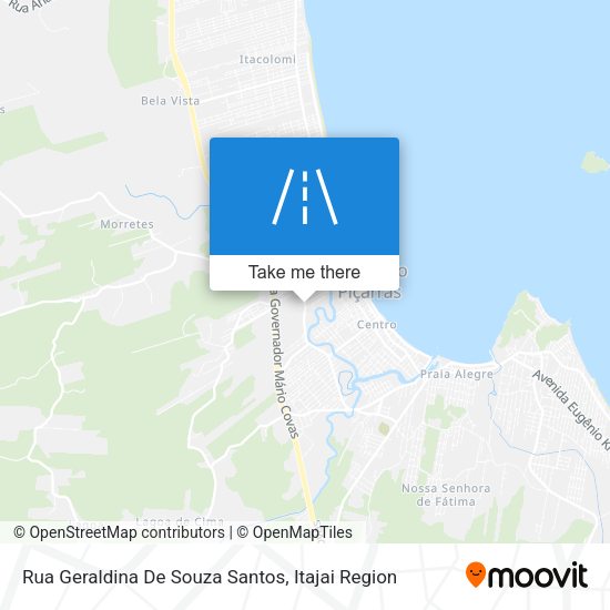 Rua Geraldina De Souza Santos map
