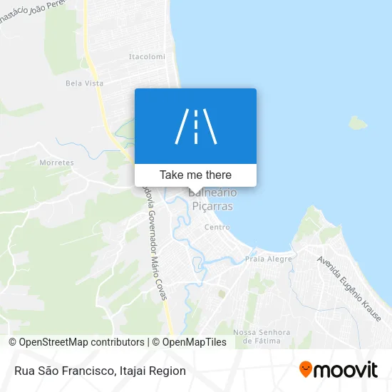 Rua São Francisco map
