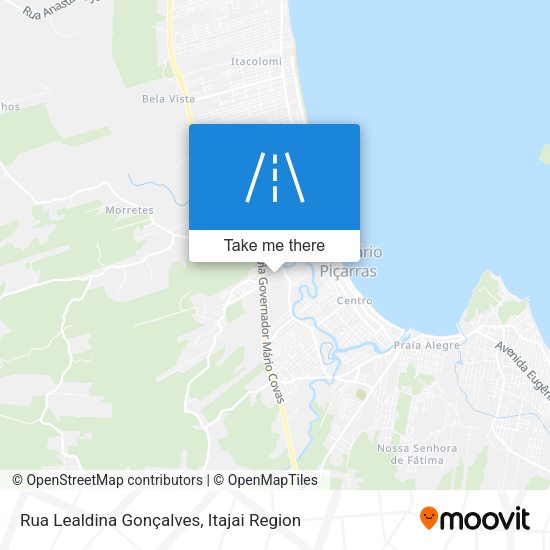 Rua Lealdina Gonçalves map