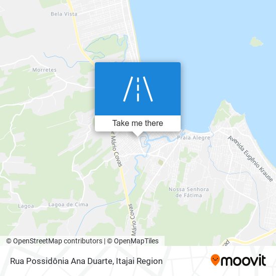 Mapa Rua Possidônia Ana Duarte