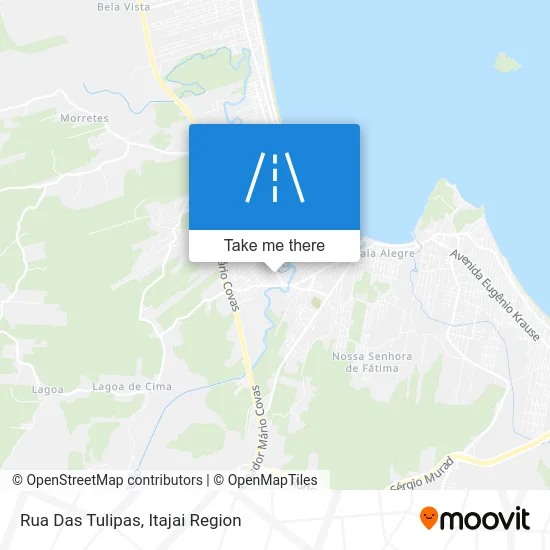 Rua Das Tulipas map
