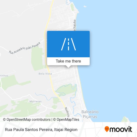 Rua Paula Santos Pereira map