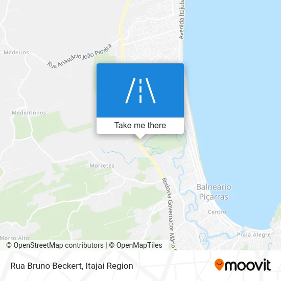 Rua Bruno Beckert map