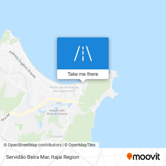 Servidão Beira Mar map