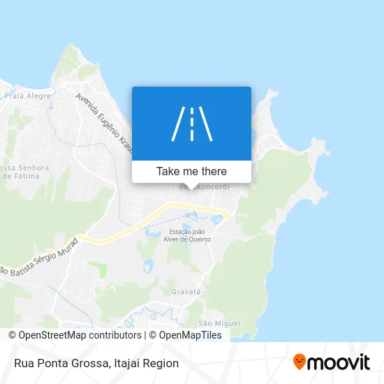 Rua Ponta Grossa map