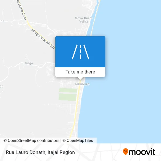 Rua Lauro Donath map