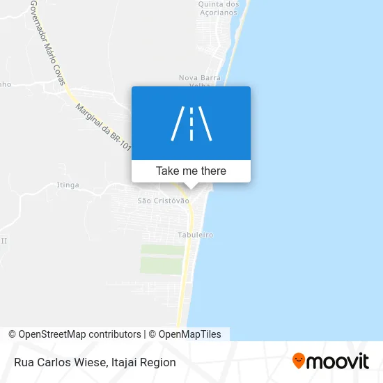 Rua Carlos Wiese map