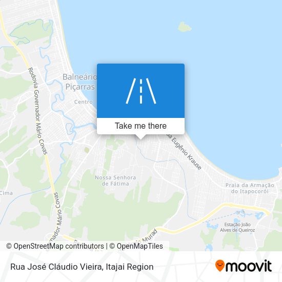Rua José Cláudio Vieira map