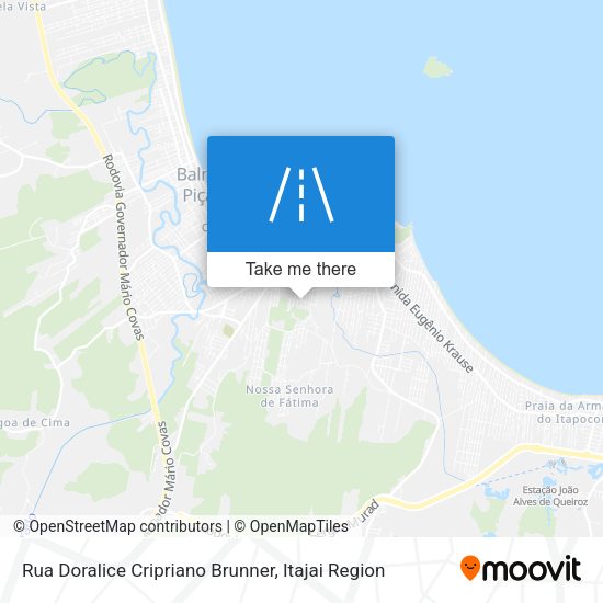 Rua Doralice Cripriano Brunner map