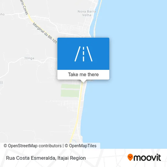 Rua Costa Esmeralda map