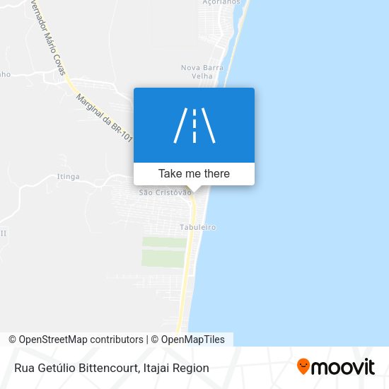 Rua Getúlio Bittencourt map