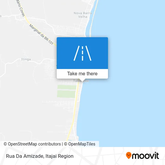 Rua Da Amizade map
