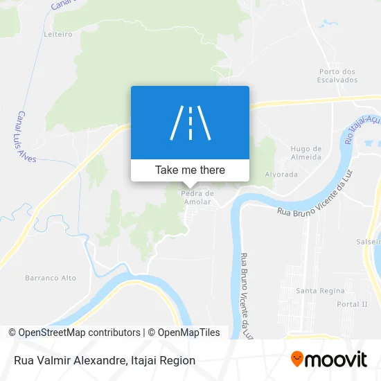 Rua Valmir Alexandre map