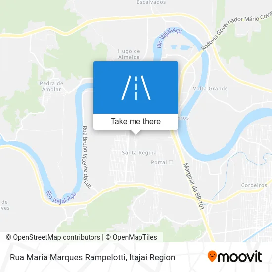 Rua Maria Marques Rampelotti map