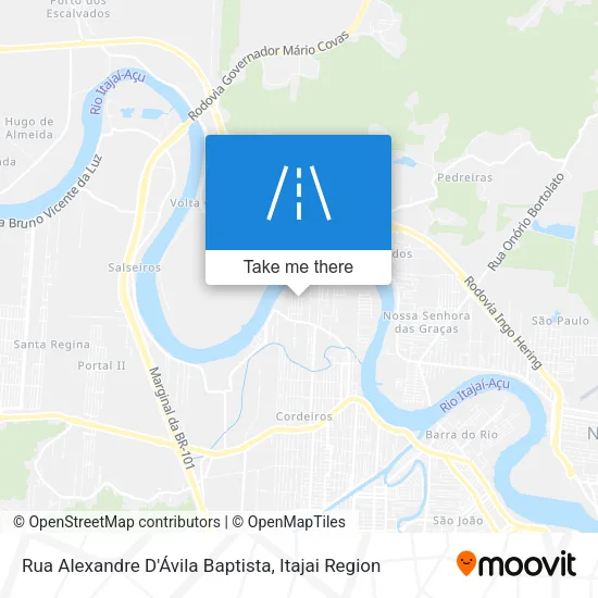 Rua Alexandre D'Ávila Baptista map