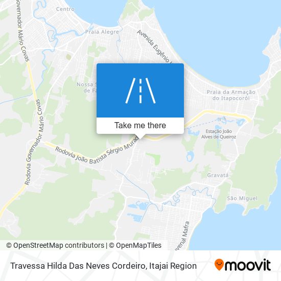 Mapa Travessa Hilda Das Neves Cordeiro