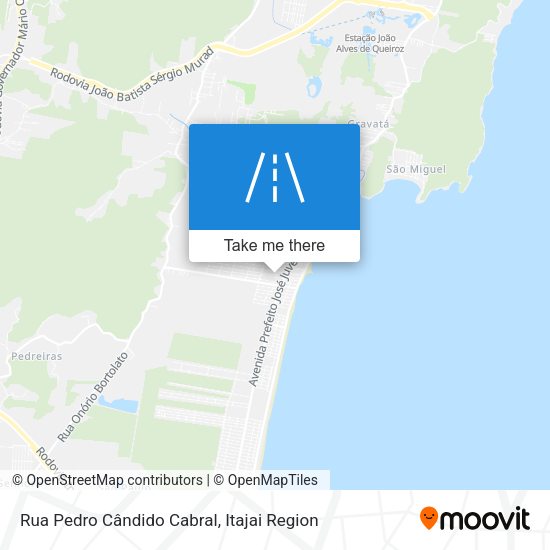 Rua Pedro Cândido Cabral map