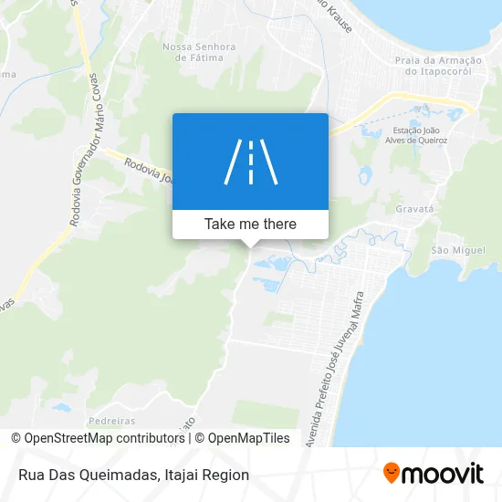 Rua Das Queimadas map