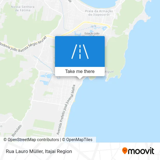 Rua Lauro Müller map