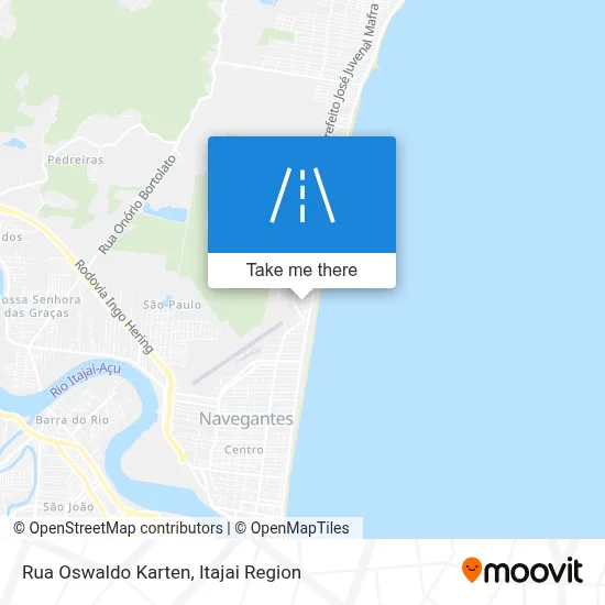 Rua Oswaldo Karten map
