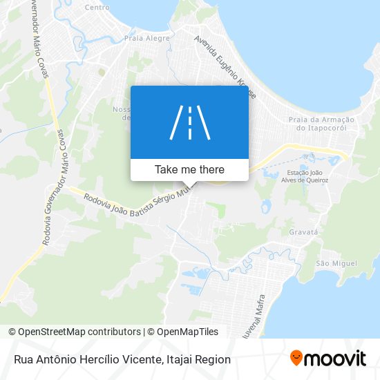 Mapa Rua Antônio Hercílio Vicente