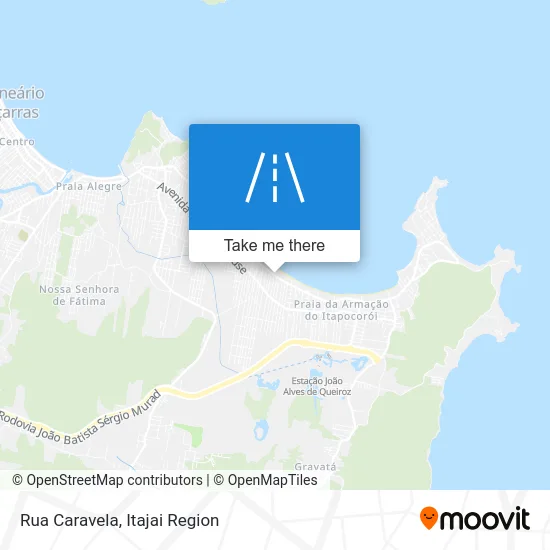 Rua Caravela map