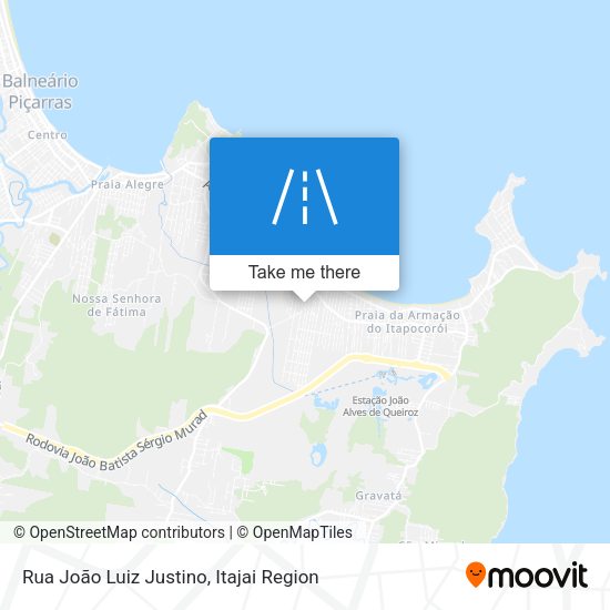 Rua João Luiz Justino map