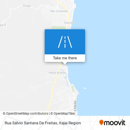 Rua Sálvio Santana De Freitas map