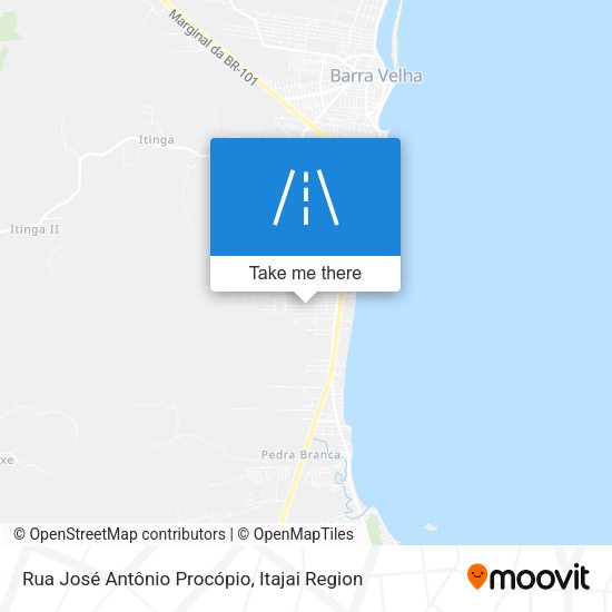 Rua José Antônio Procópio map