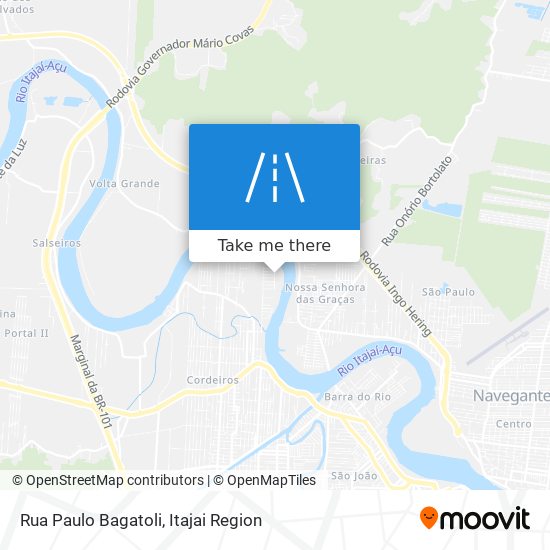 Mapa Rua Paulo Bagatoli