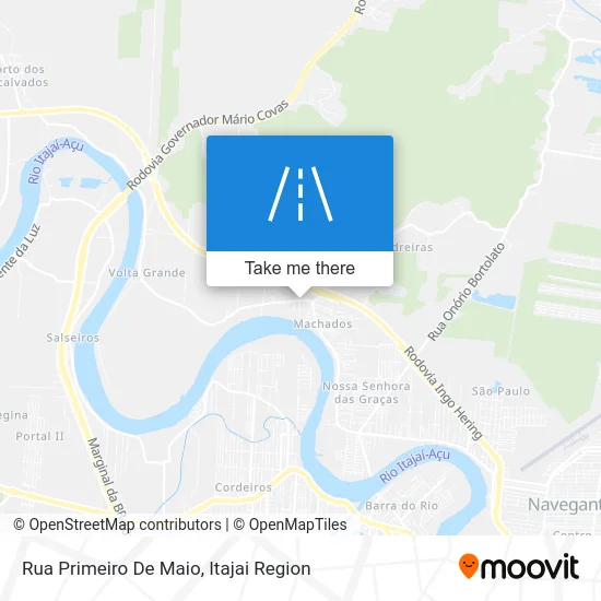Rua Primeiro De Maio map