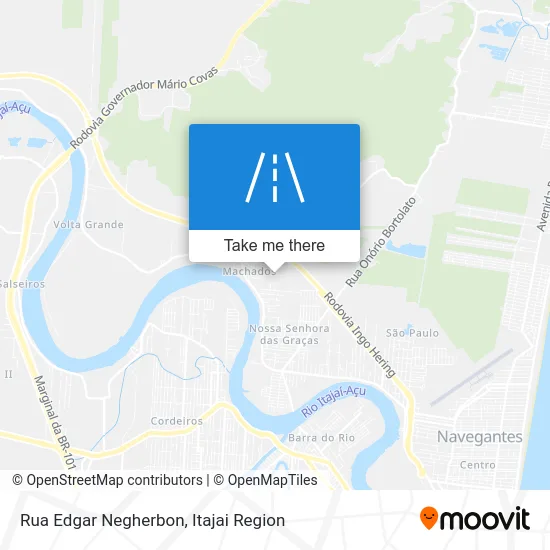 Rua Edgar Negherbon map