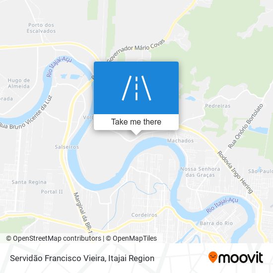 Servidão Francisco Vieira map