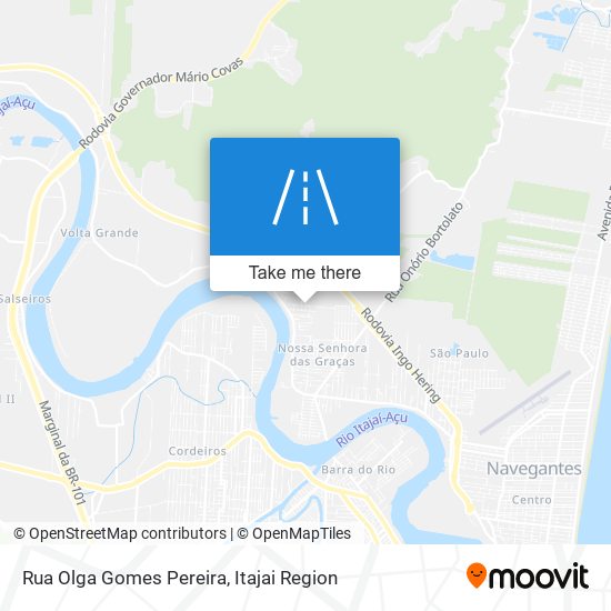 Mapa Rua Olga Gomes Pereira