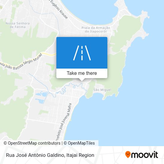 Rua José Antônio Galdino map