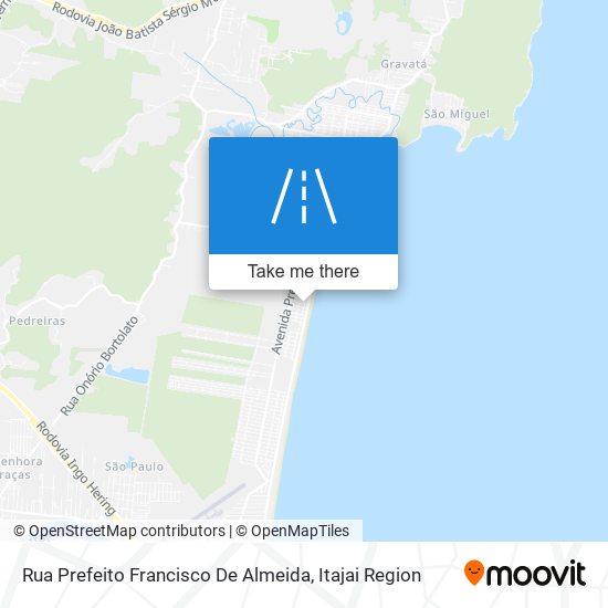 Rua Prefeito Francisco De Almeida map