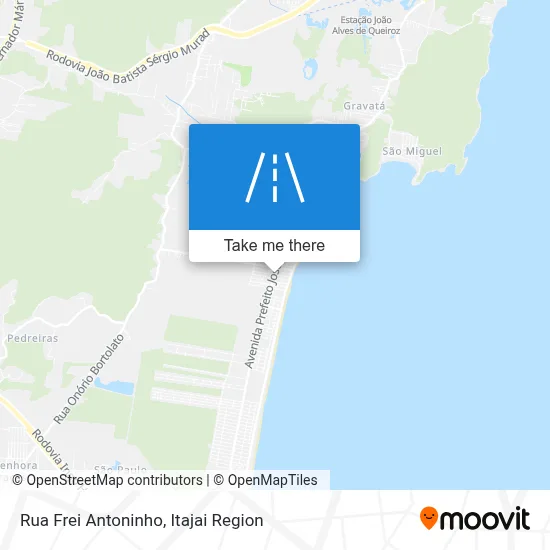 Rua Frei Antoninho map